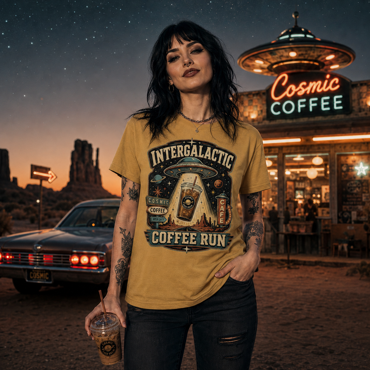 Caffeine & Chaos Tees