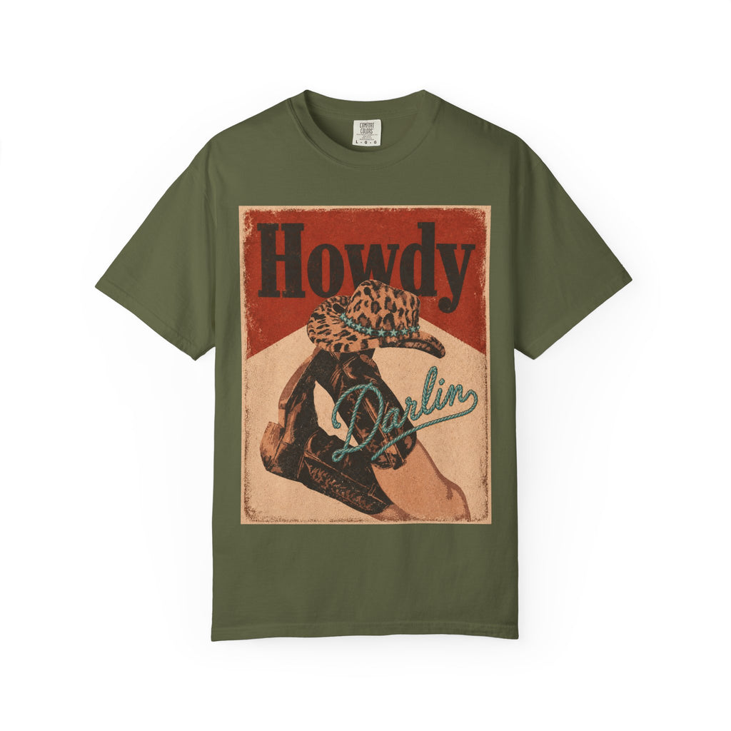 Howdy Darlin' Vintage Cowgirl T-Shirt