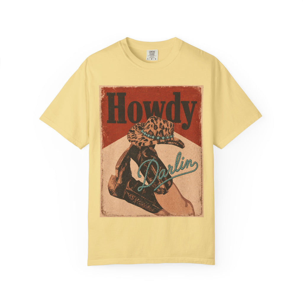 Howdy Darlin' Vintage Cowgirl T-Shirt
