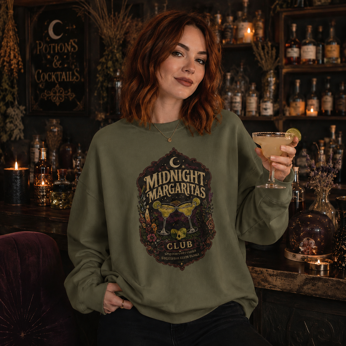 Midnight Margaritas Club Sweatshirt
